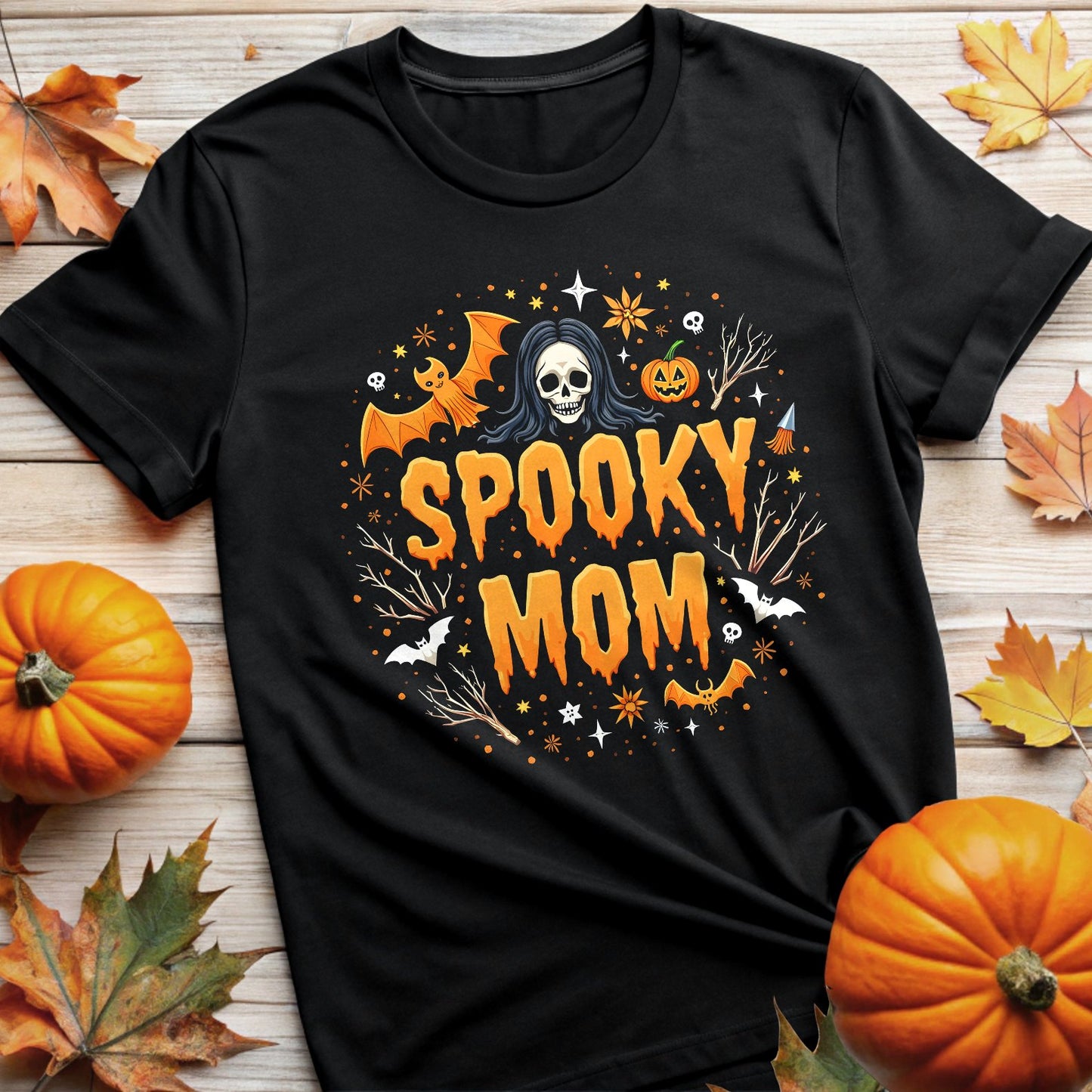 Spooky Mom Halloween Graphic Tees for Women T-Shirts | Tank Top | Sweatshirt | Hoodie