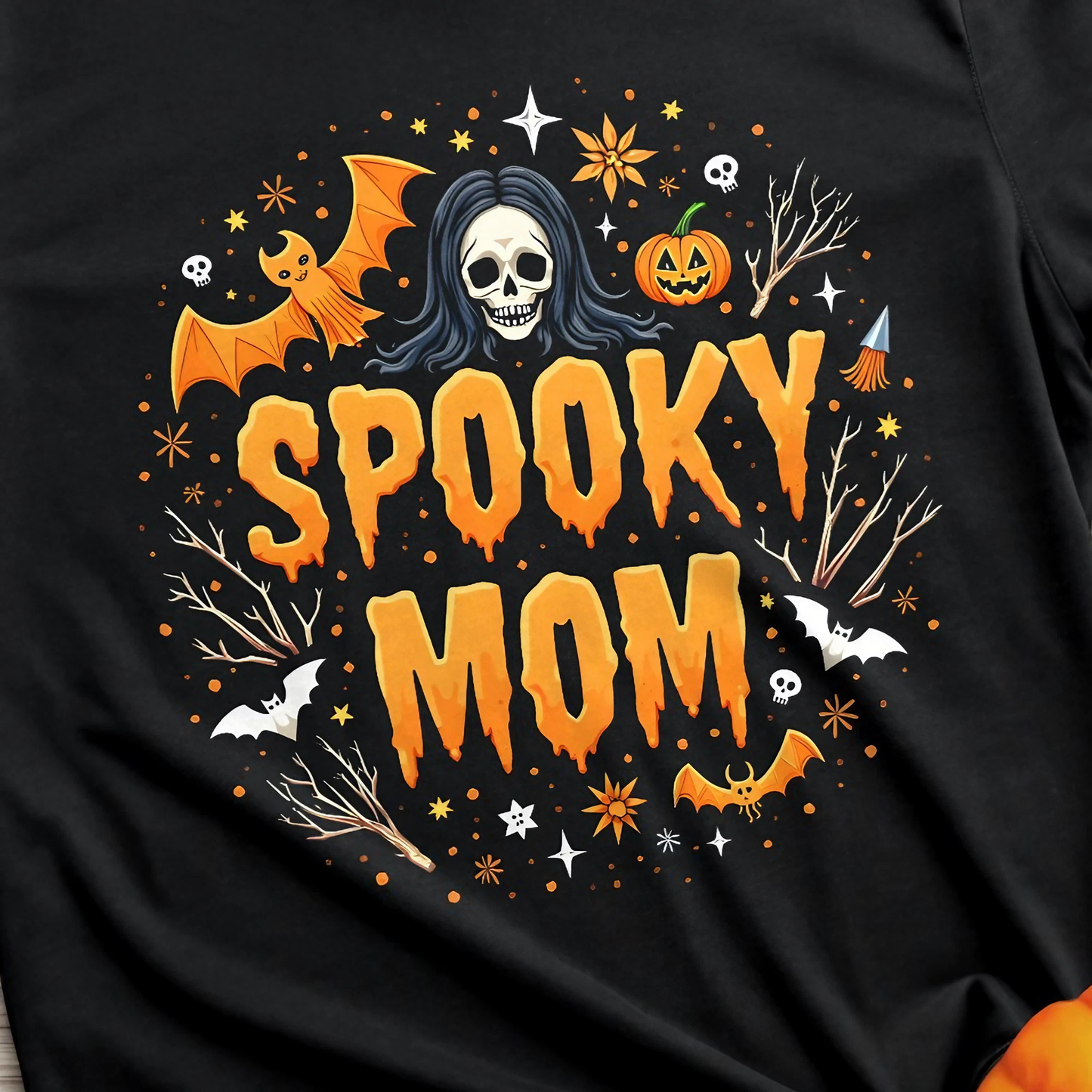 Spooky Mom Halloween Graphic Tees for Women T-Shirts | Tank Top | Sweatshirt | Hoodie