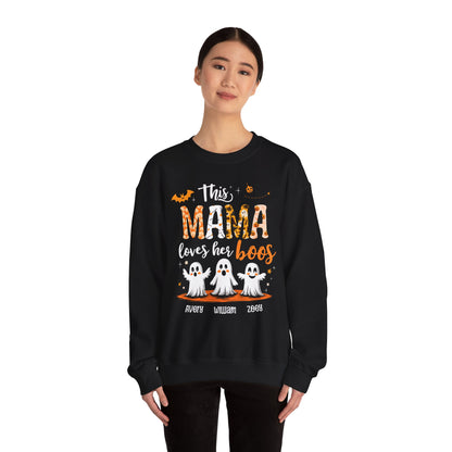 Personalized Halloween Sweatshirt with Three Ghosts