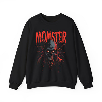 Momster Graphic Horror Design Sweatshirt