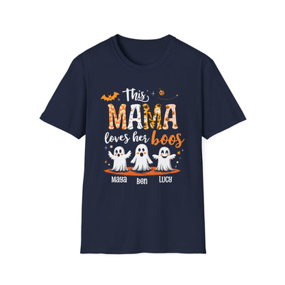 Personalized Halloween T-Shirt with Three Ghosts