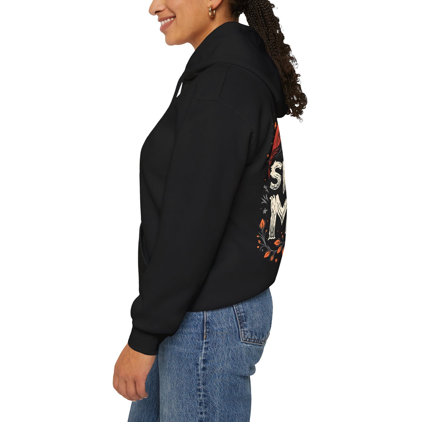 Unique Spooky Mom Graphic Design Halloween Hoodie