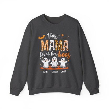 Personalized Halloween Sweatshirt with Three Ghosts