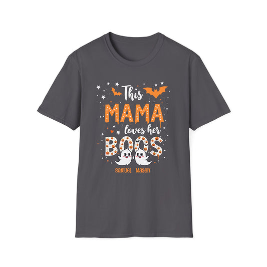 Personalized Halloween T-Shirt with Two Ghosts