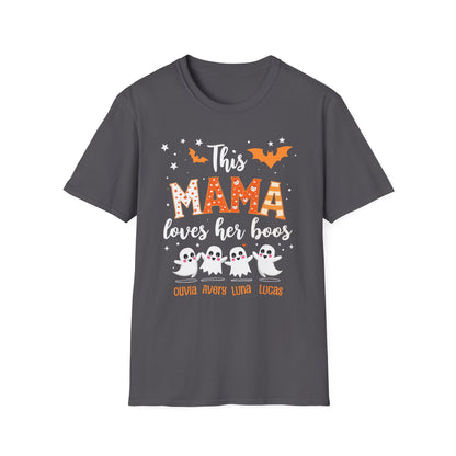 Personalized Halloween T-Shirt with Four Ghosts