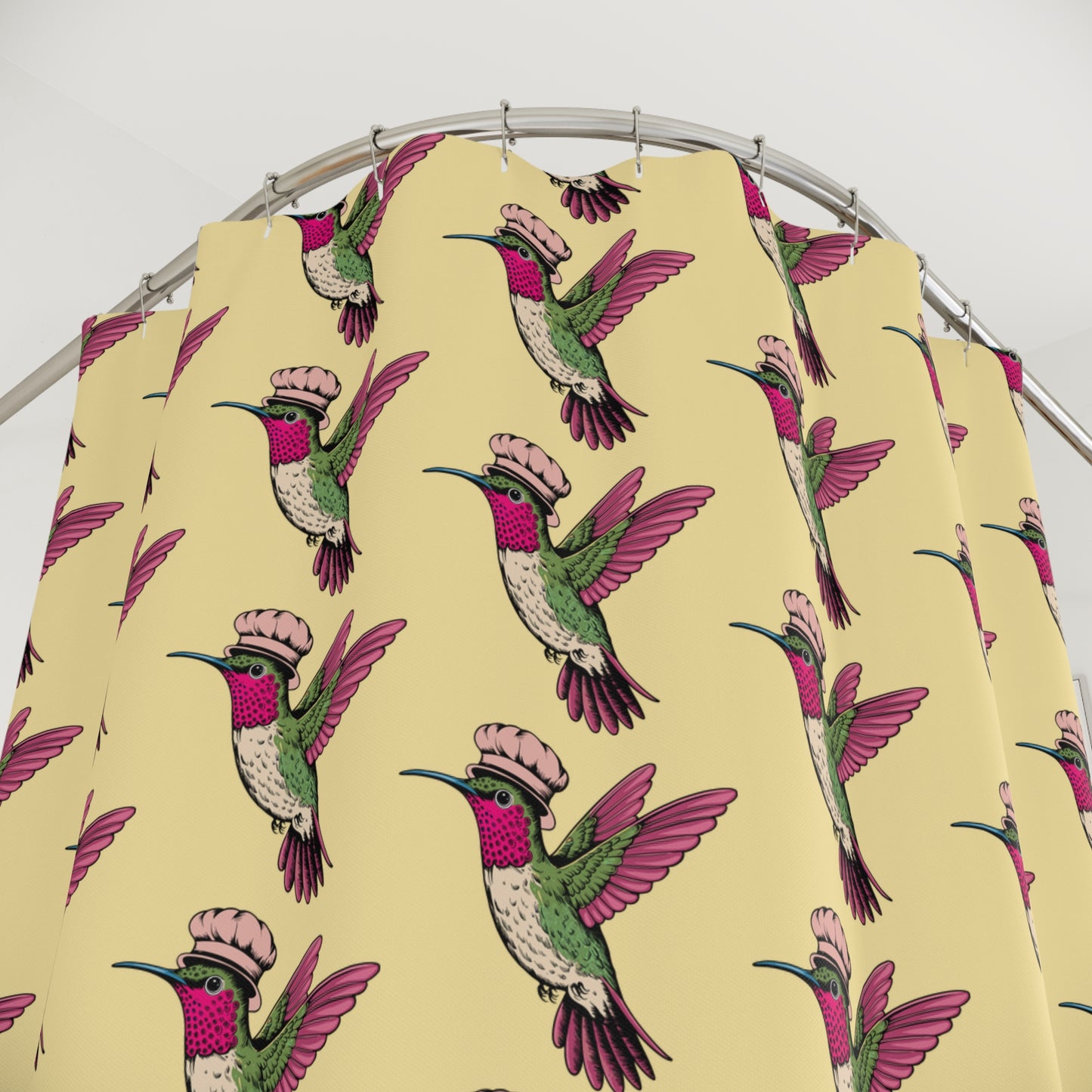 Colorful Hummingbird Shower Curtain