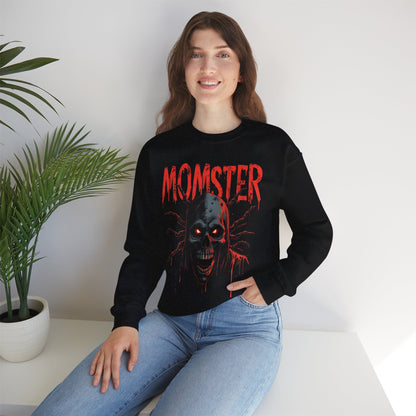 Momster Graphic Horror Design Sweatshirt