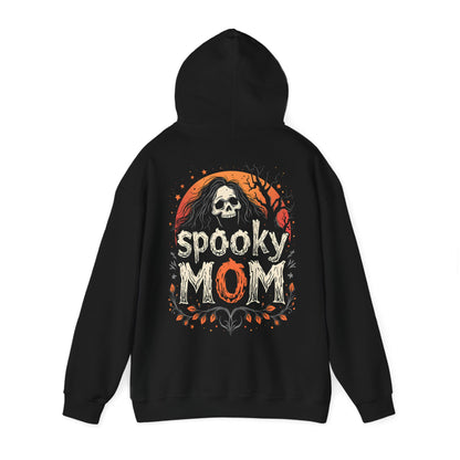 Unique Spooky Mom Graphic Design Halloween Hoodie