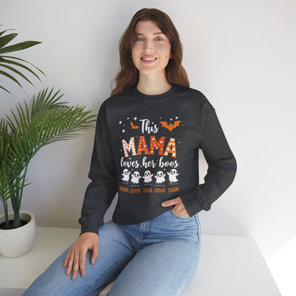 Personalized Halloween Hoodie with Five Ghosts