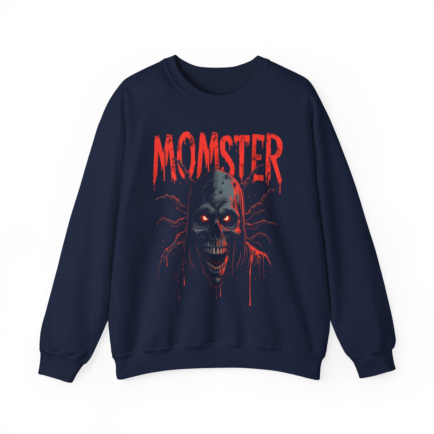 Momster Graphic Horror Design Sweatshirt