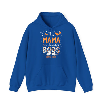 Personalized Halloween Hoodie with Two Ghosts