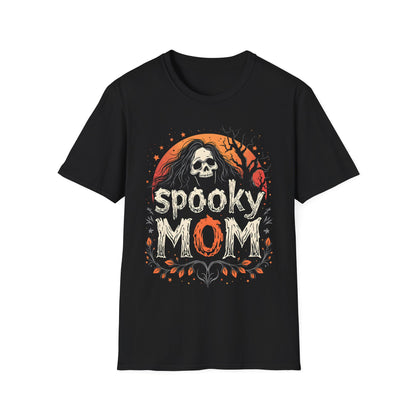 Unique Spooky Mom Graphic Design Halloween T-Shirts