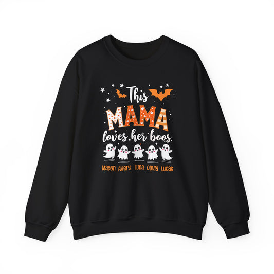 Personalized Halloween Hoodie with Five Ghosts