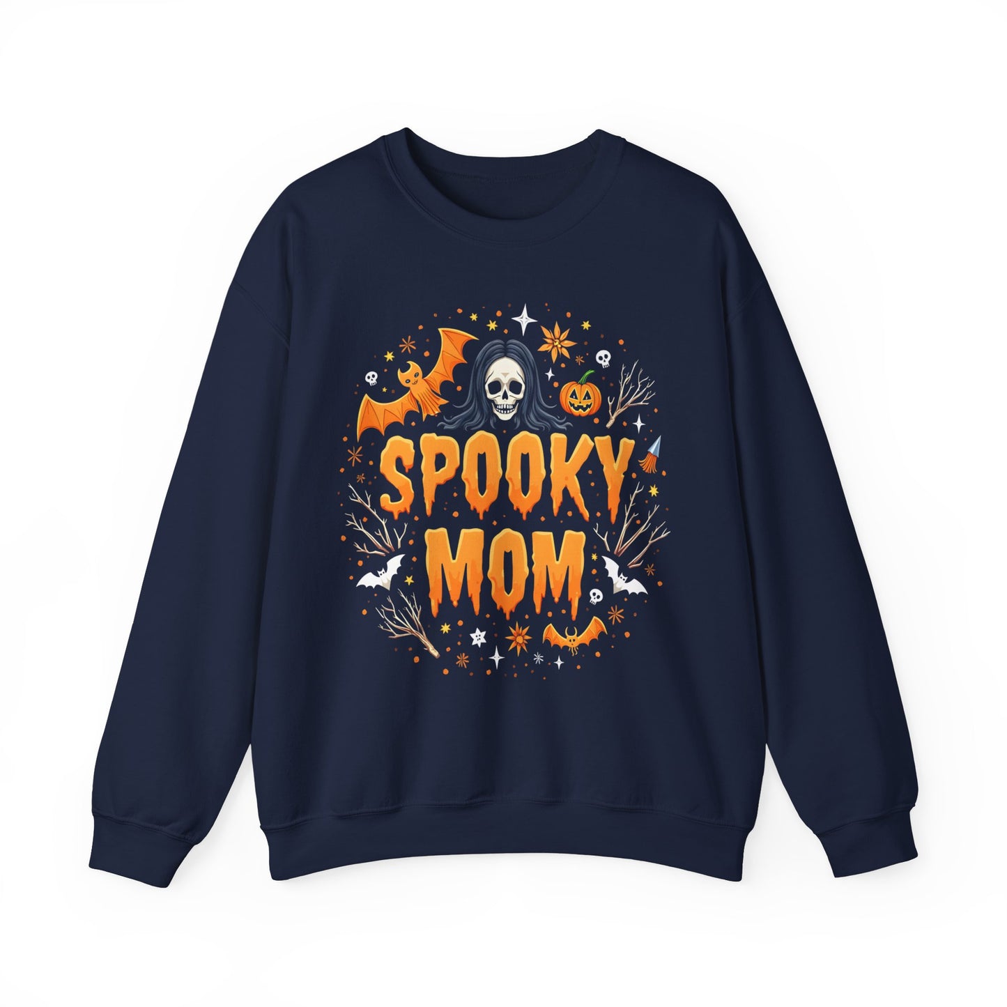 Spooky Mom Halloween Graphic Sweatshirt