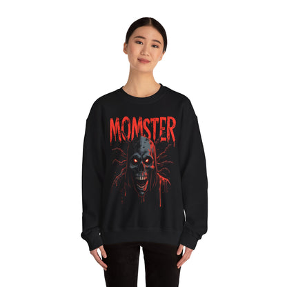 Momster Graphic Horror Design Sweatshirt