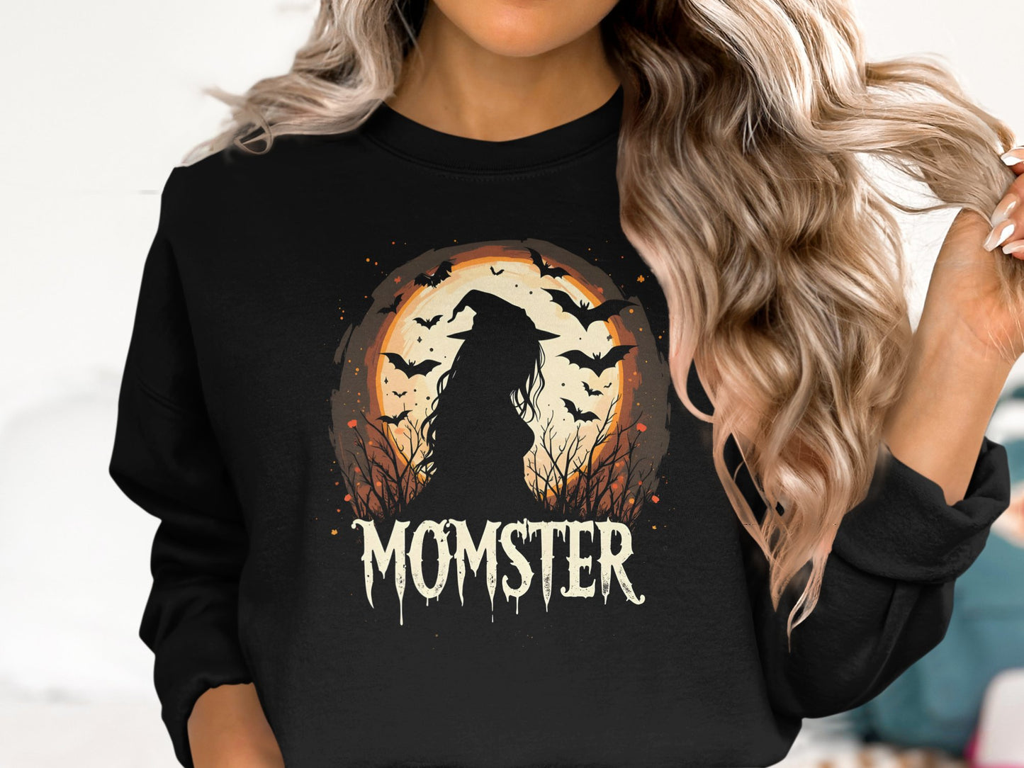 Spooky Halloween Witch Sweatshirt