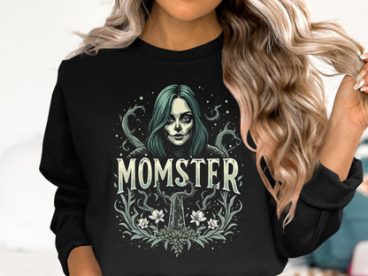 Unique Momster Graphic Design Cool Sweatshirt