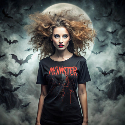 Momster Graphic Horror Design T-Shirts