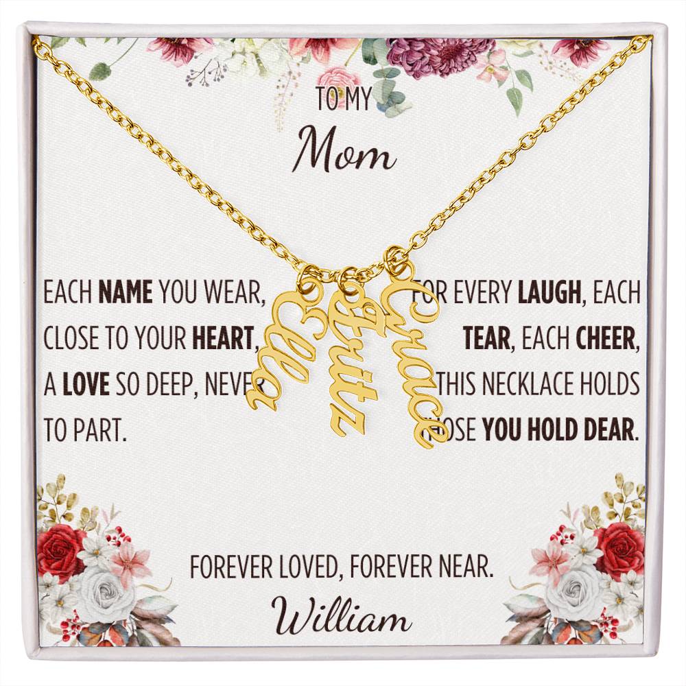 Personalized Multi-Name Necklace –  Love in Every Name